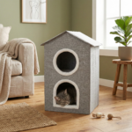 Trixie Kattenhuis Nora Soft – Kattenmand met 2 Verdiepingen