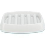 TRIXIE VOERBAK SLOWFEEDING KUNSTSTOF / TPR GRIJS