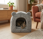 Rosewood Kattenmand Iglo - Teddy Grijs